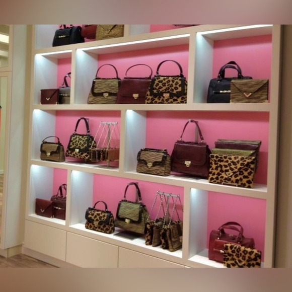 Elaine Turner Satchel African Antelope Hair Patent Leather 15” x 11” Gorgeous!! - Picture 9 of 16